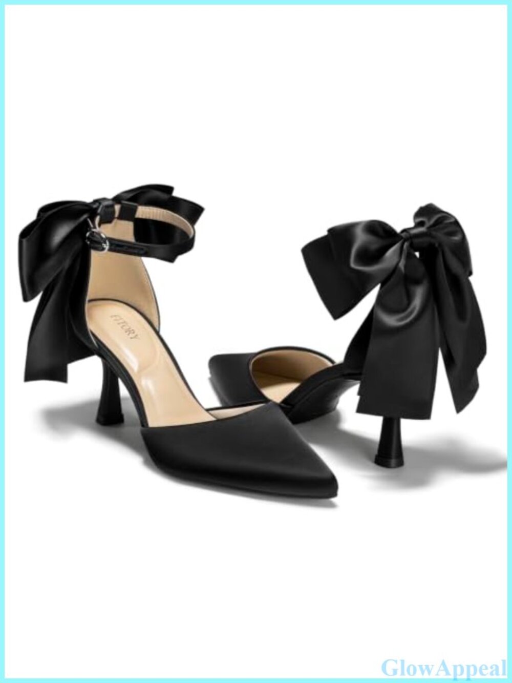 Women's Satin High Heel Pumps Closed Toe Dressy Wedding Shoes